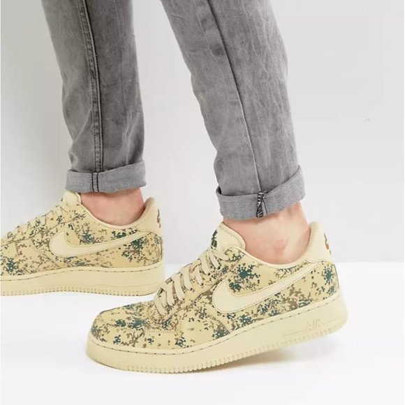 Nike Air Force '07 LV8 Team Gold Reflective Desert Camo 823511